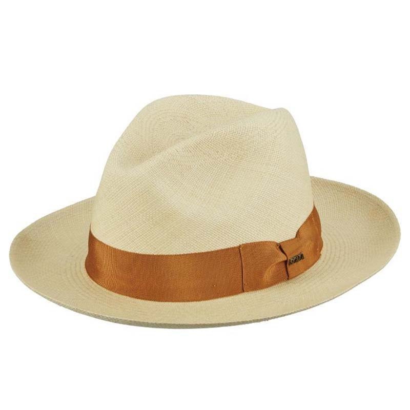 Grade 8 Handwoven Panama Hat – Scala Hats for Men Natural Medium