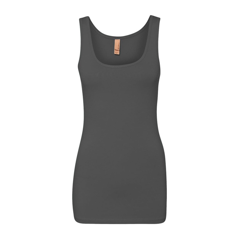 Next Level 3533 Womens Spandex Jersey Tank Dark Grey XS