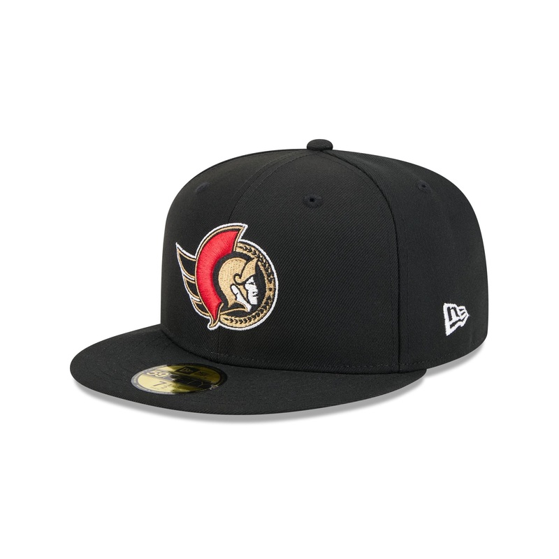 Ottawa Senators Rear Wordmark 59FIFTY Fitted Hat 7