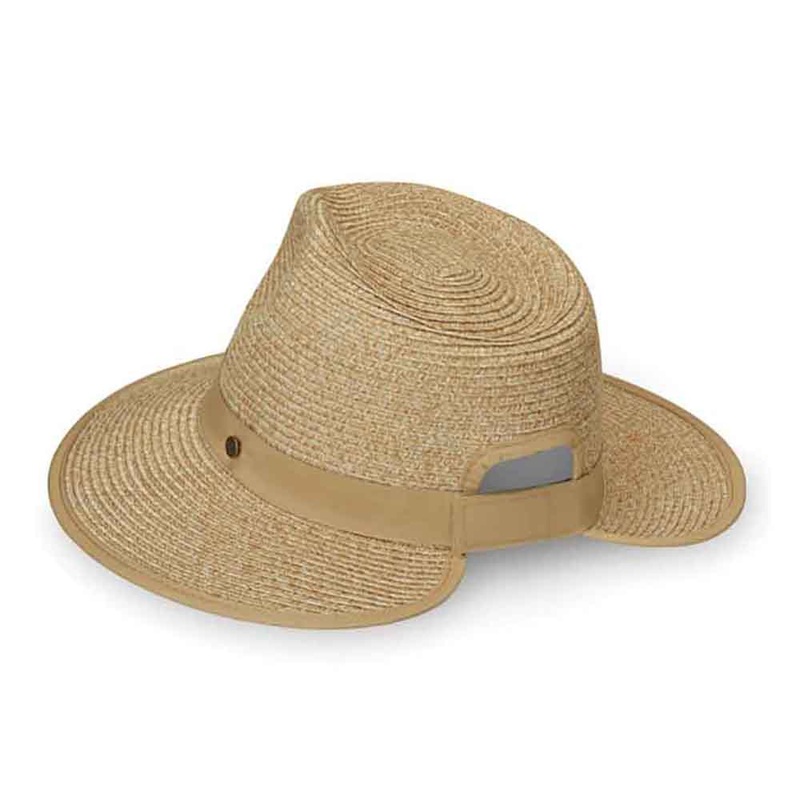 Petite Gabi Ponytail Hole Fedora for Small Heads – Wallaroo Hats Beige Small (55-56 cm)