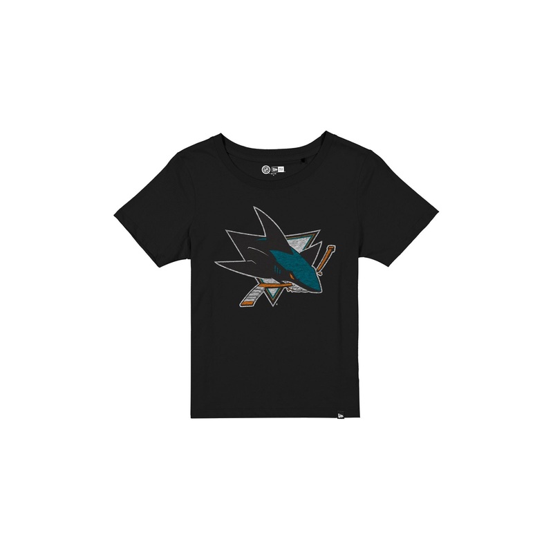 San Jose Sharks Wash Logo Women’s Short-Sleeve T-Shirt XS
