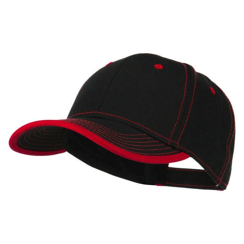 Superior Cotton Twill Structured Twill Cap Khaki Black One Size