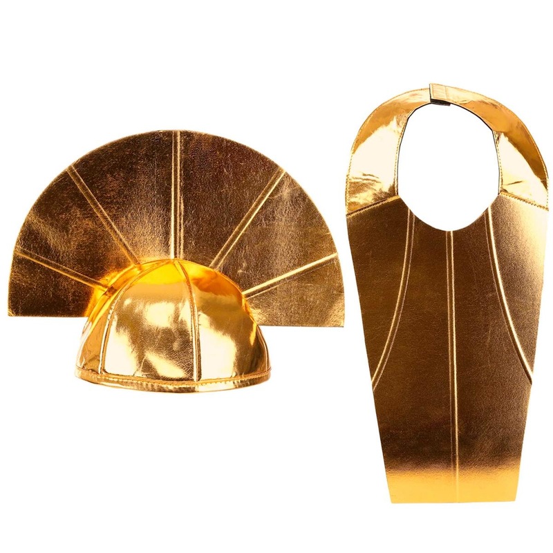 The Emporer’s New Groove Kuzco Hat & Collar Kit GOLD ONE SIZE FITS MOST