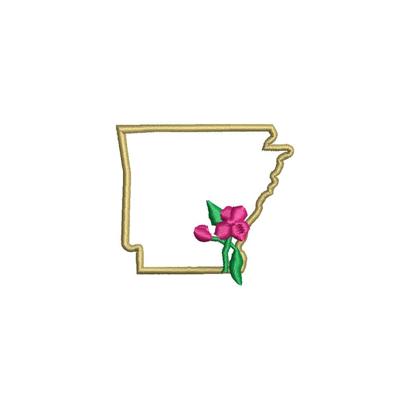 Arkansas Apple Blossom with Map Default Title One Size