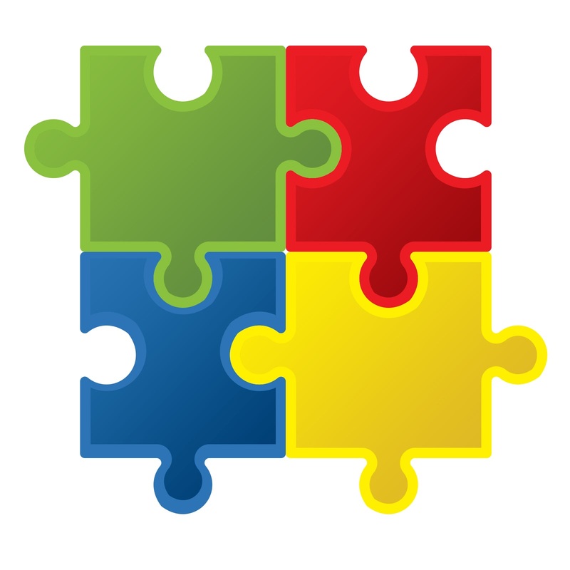 Autism Puzzle Symbol Default Title One Size