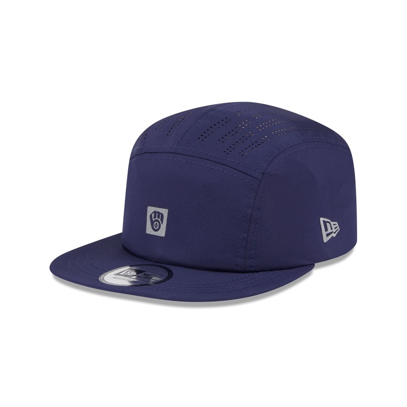 Milwaukee Brewers Reflect Camper Strapback Hat One Size