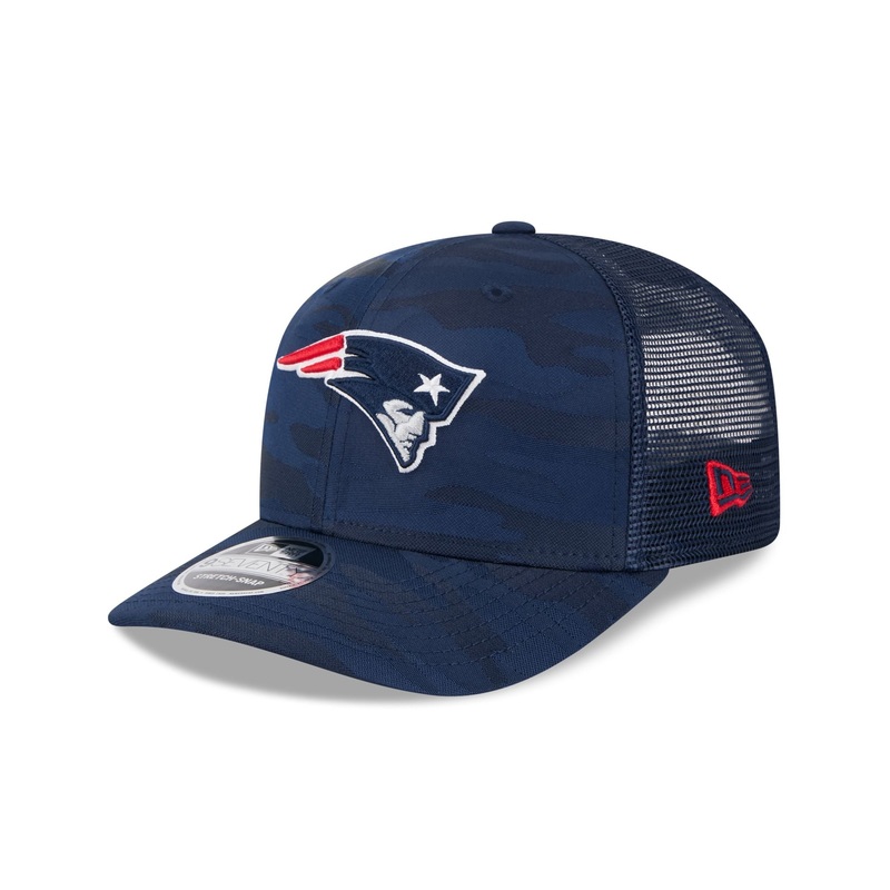New England Patriots Camo 9SEVENTY Trucker Stretch-Snap Hat One Size