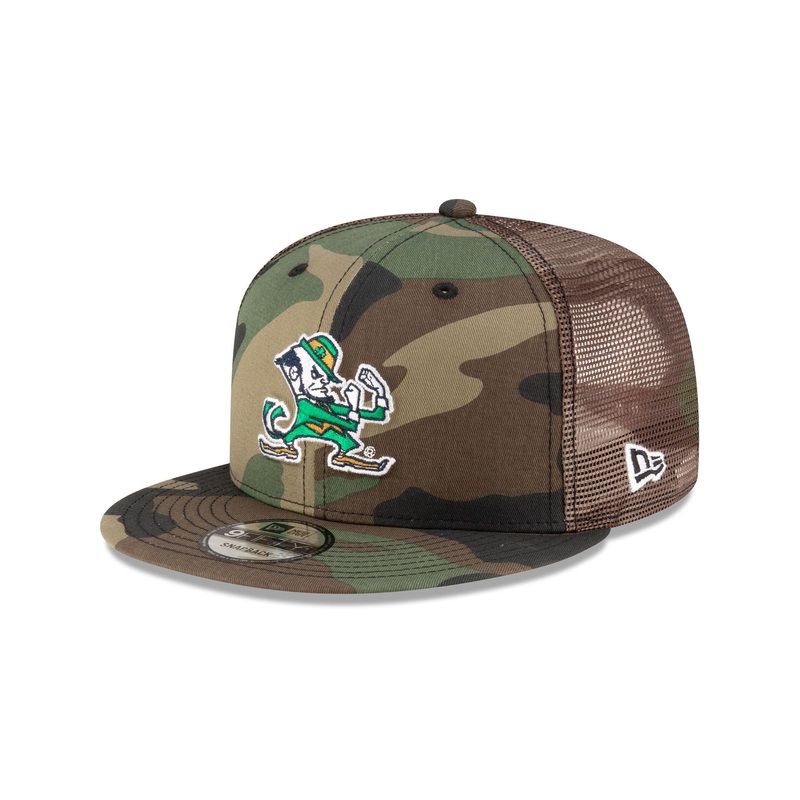 Notre Dame Fighting Irish Camo 9FIFTY Trucker Hat One Size