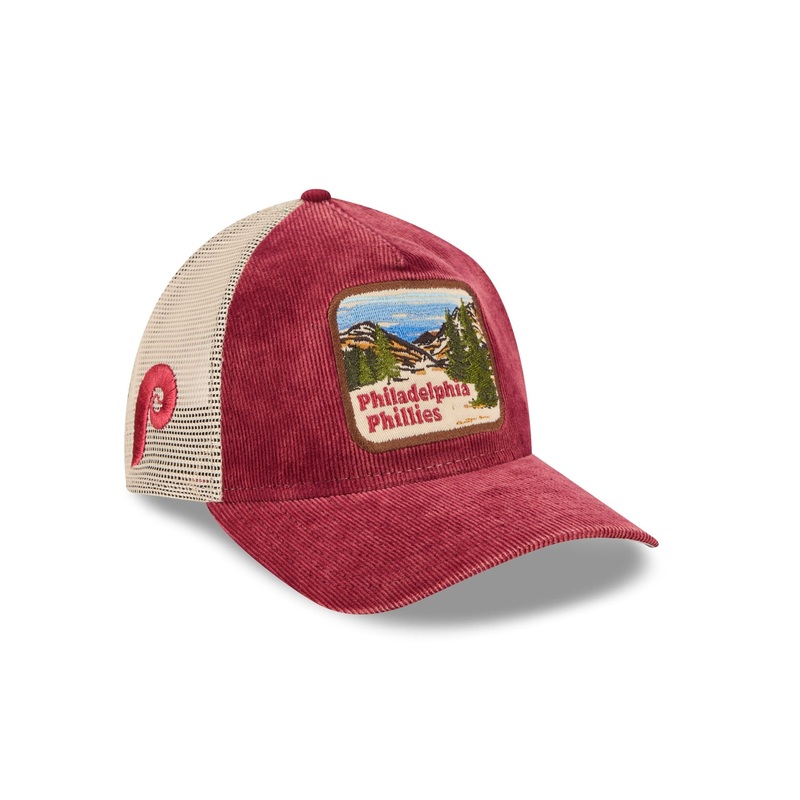 Philadelphia Phillies Vintage Landscape 9TWENTY A-Frame Trucker Hat One Size