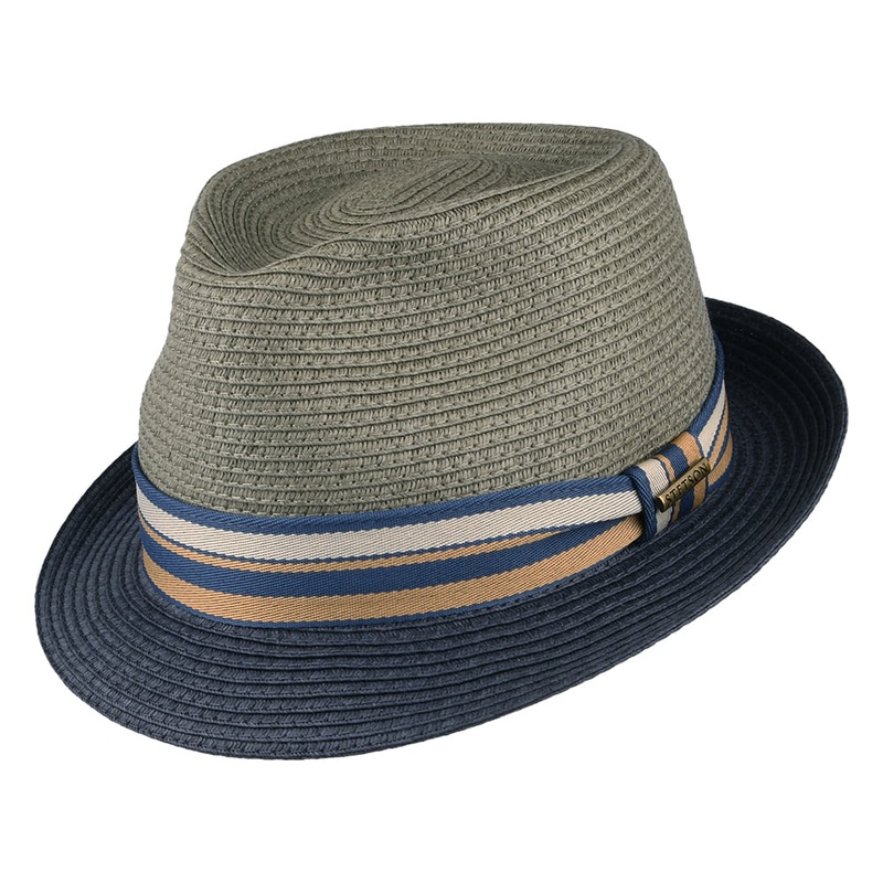 Stetson Hats Adams Trilby Hat – Grey-Blue S