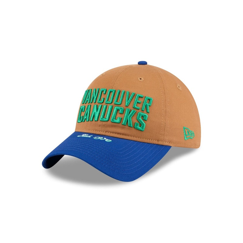Vancouver Canucks Bronze 9TWENTY Adjustable Hat One Size