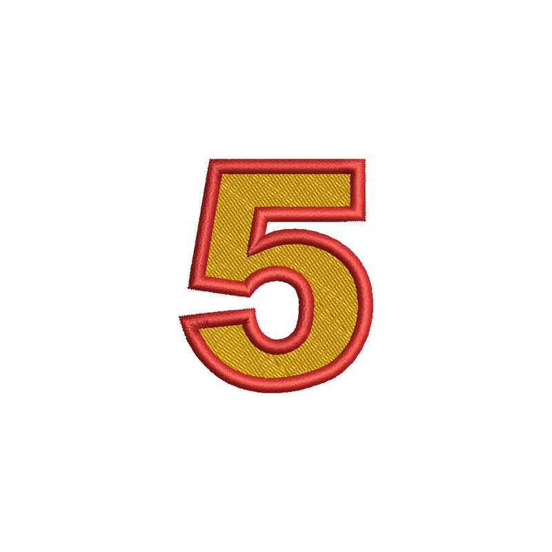 Arial Number 5 Default Title One Size