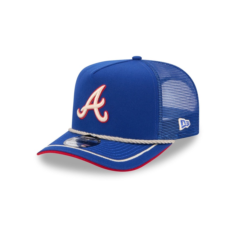 Atlanta Braves Vintage Team Rope 9FIFTY A-Frame Trucker One Size