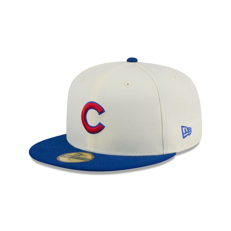 Chicago Cubs Chrome 59FIFTY Fitted Hat 7