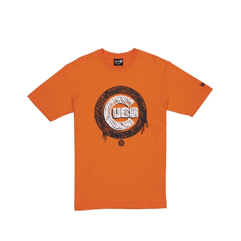 Chicago Cubs Hi Vis Doodle T-Shirt S