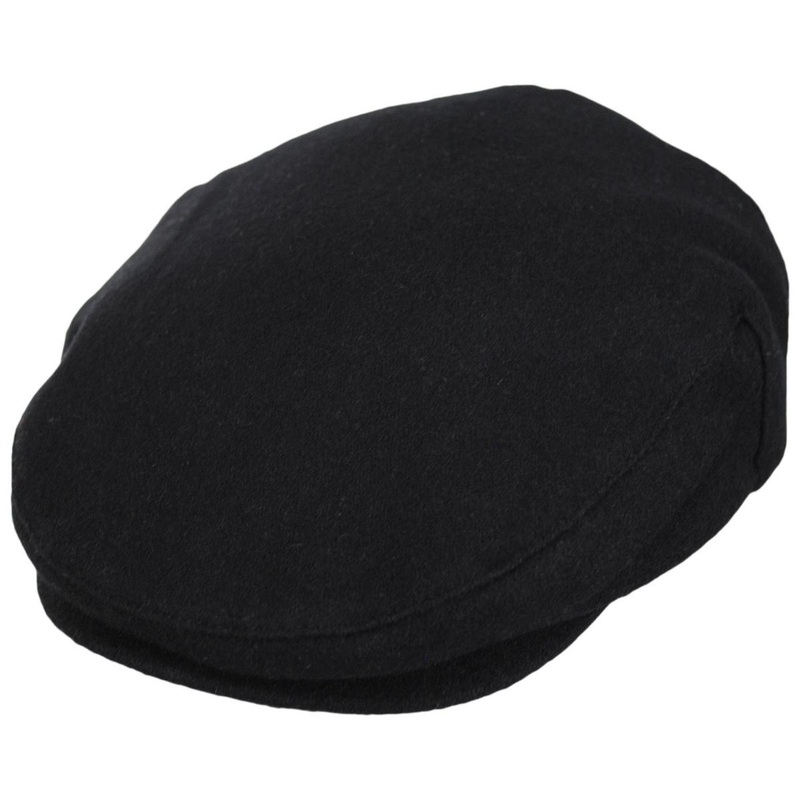 Hooligan Wool Blend Flannel Ivy Cap BLACK S