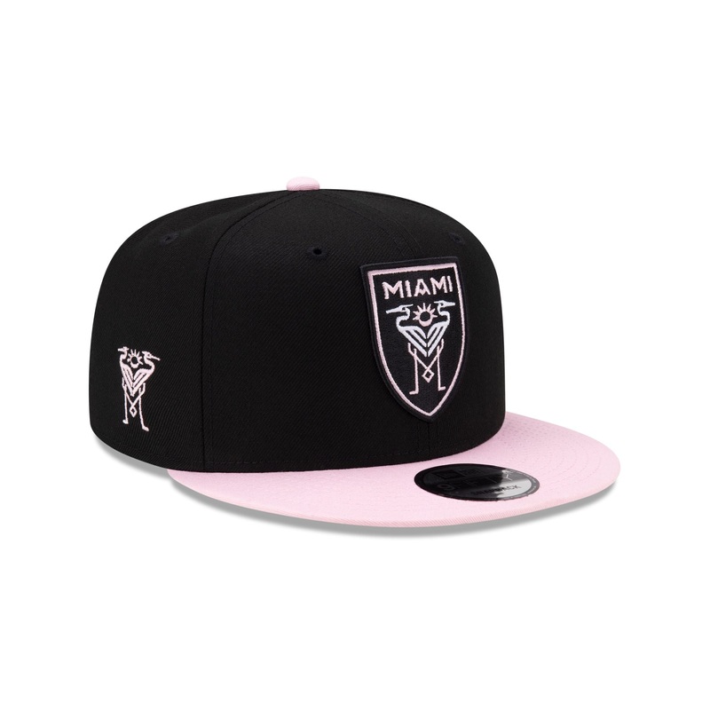Inter Miami Basic Crest 9FIFTY Snapback Hat One Size