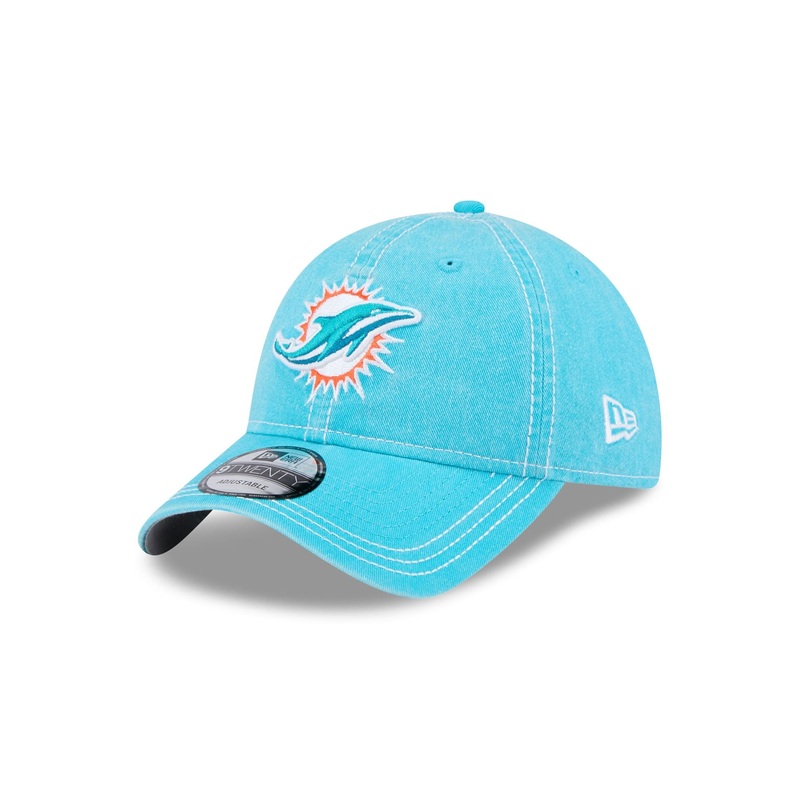 Miami Dolphins Washed Contrast 9TWENTY Adjustable Hat One Size