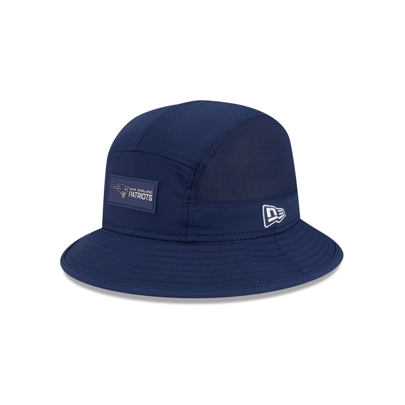 New England Patriots 2025 Sideline Hot Weather Bucket Hat S/M