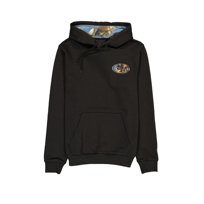 San Francisco 49ers Black Realtree Hoodie S