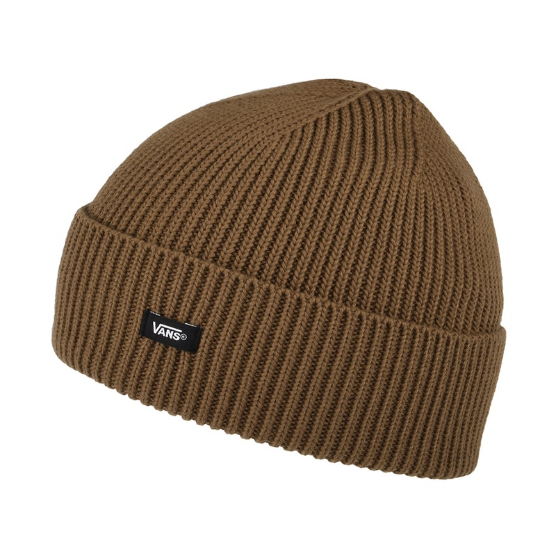 Vans Hats Post Shallow Cuff Beanie Hat – Sepia 1-Size
