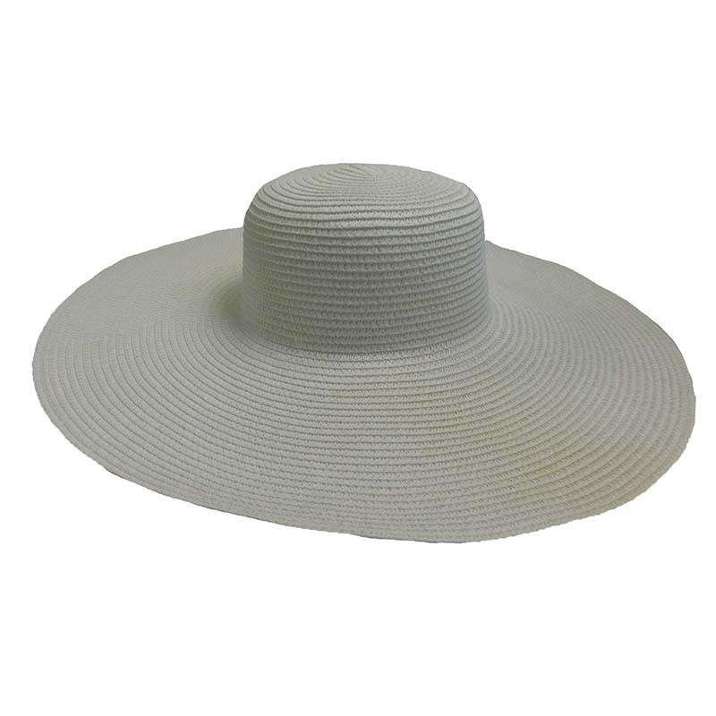 White Beach Hat White
