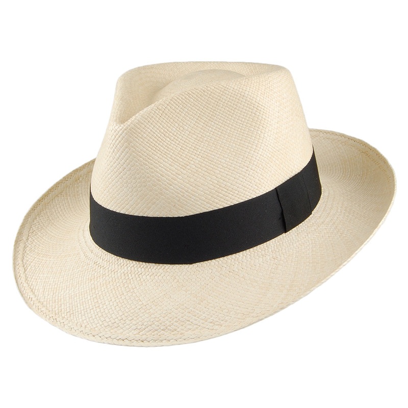 Christys Hats Mateo Panama Fedora Hat – Natural S