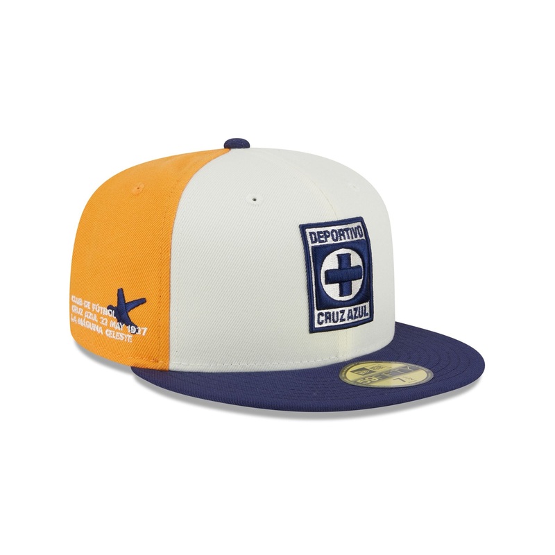 Cruz Azul Retro Logo 59FIFTY Fitted Hat 7