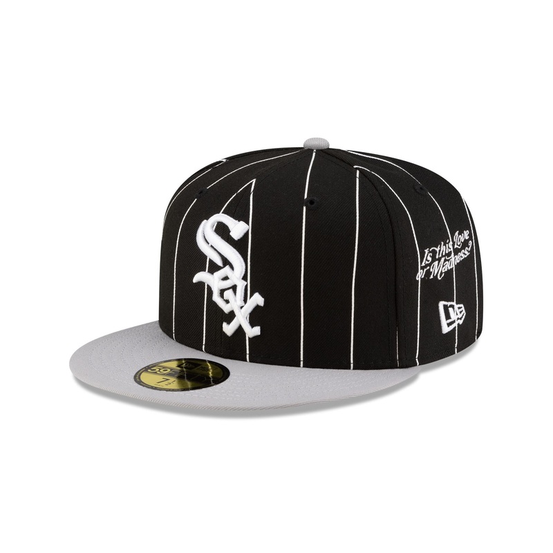 Diet Starts Monday x Chicago White Sox Pinstripe 59FIFTY Fitted Hat 7