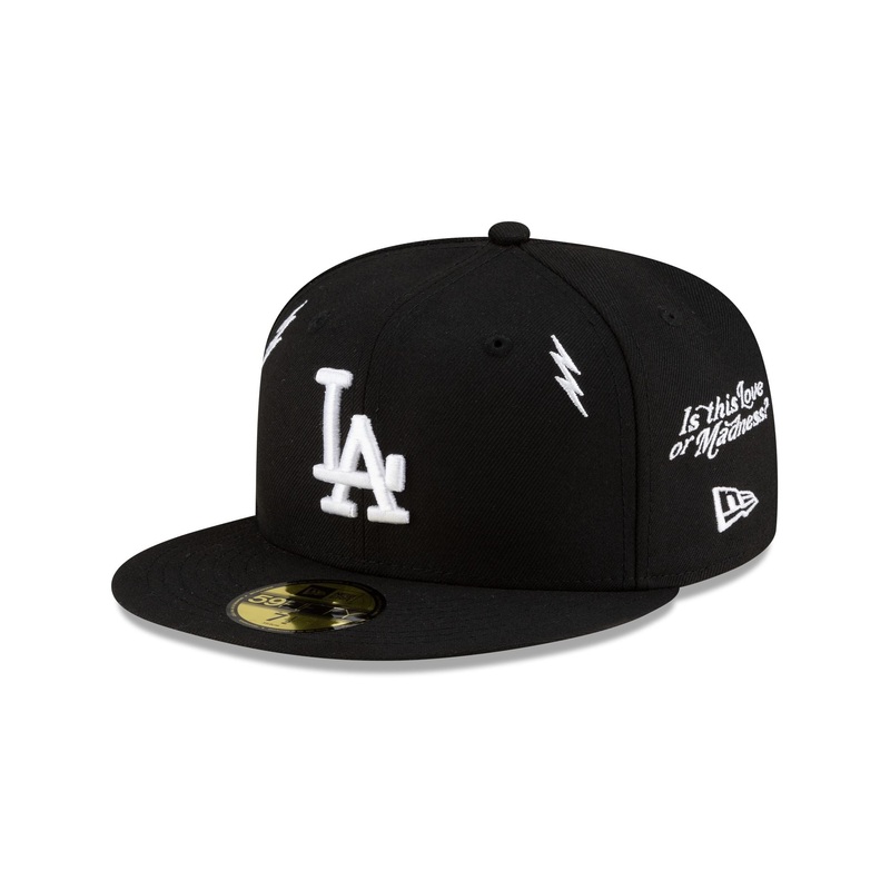 Diet Starts Monday x Los Angeles Dodgers Lightening Bolts 59FIFTY Fitted Hat 7