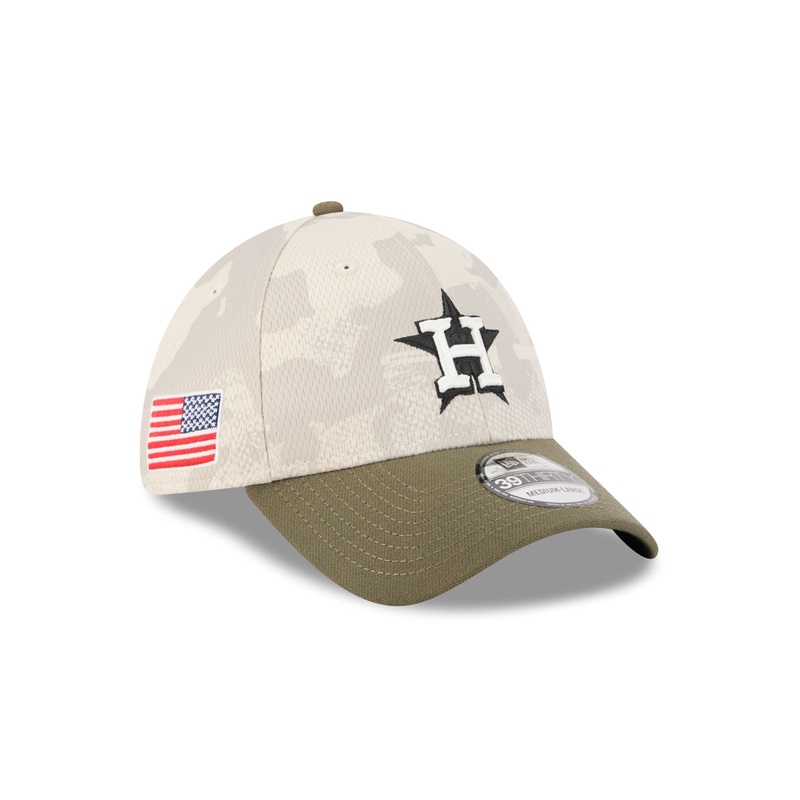 Houston Astros Armed Forces Day 2025 39THIRTY Stretch Fit Hat S/M