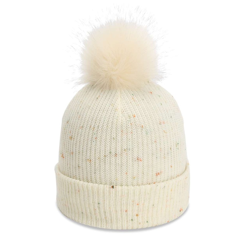 Imperial 6014 The Montage Pom Knit Beanie Black