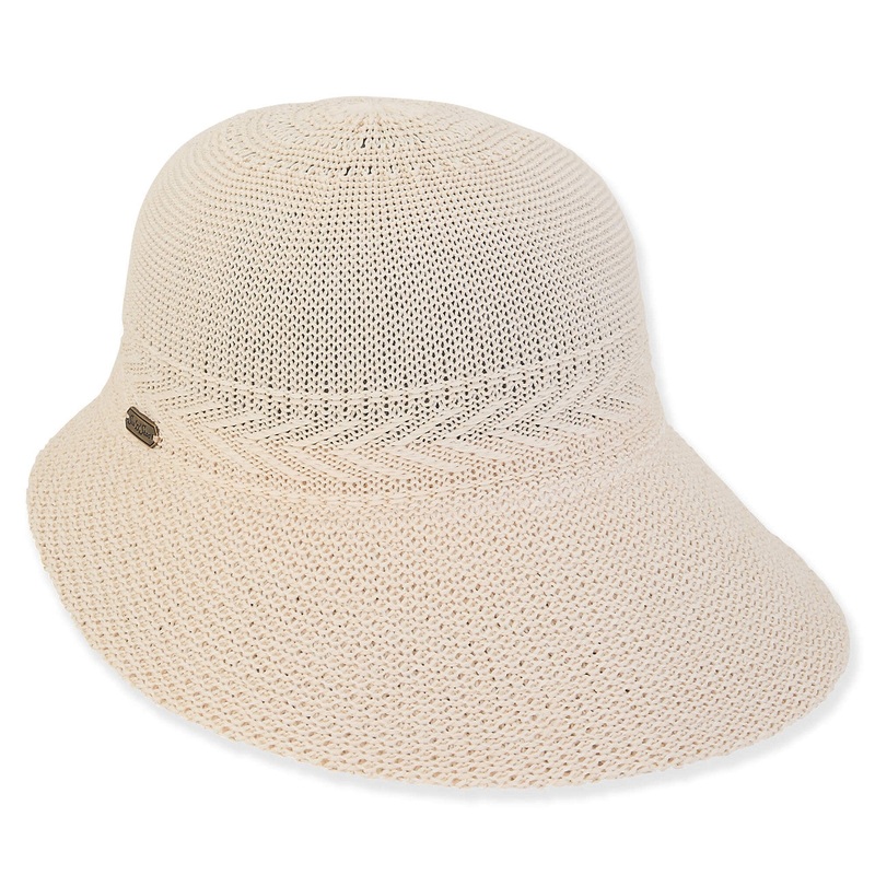 Lightweight Knit Summer Brim Cap for Women – Sun ‘N’ Sand Hats Beige OS