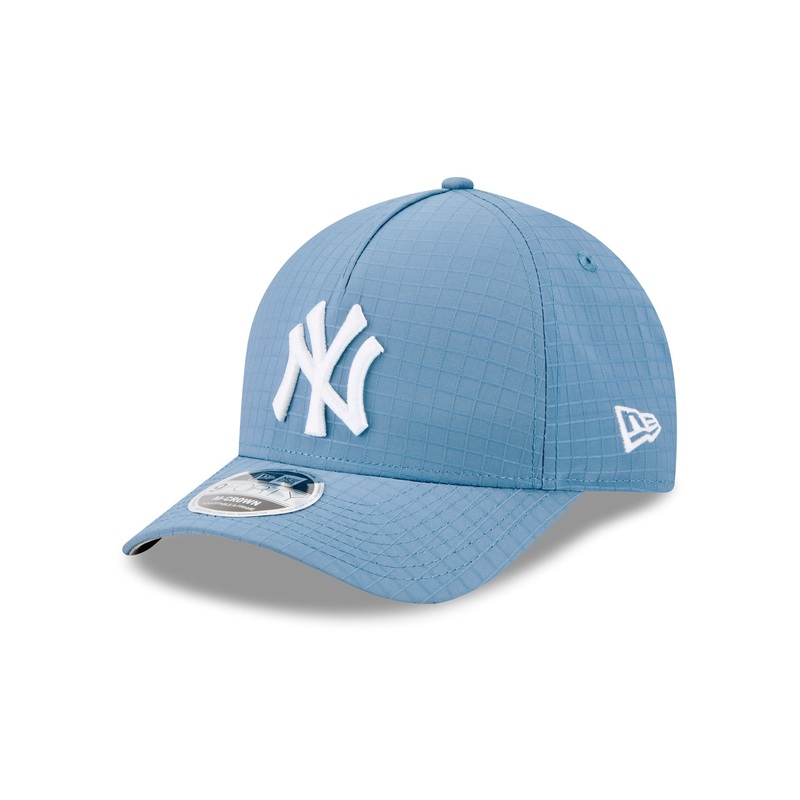 New York Yankees Blue Ripstop 9FORTY M-Crown A-Frame Snapback Hat One Size