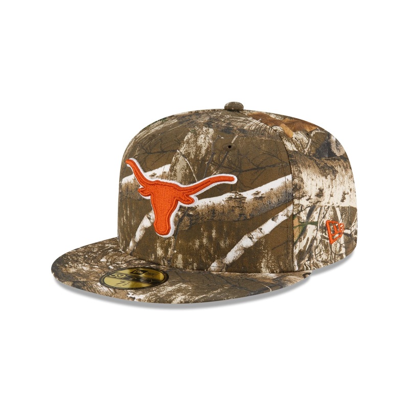Texas Longhorns Camo 59FIFTY Fitted Hat 7