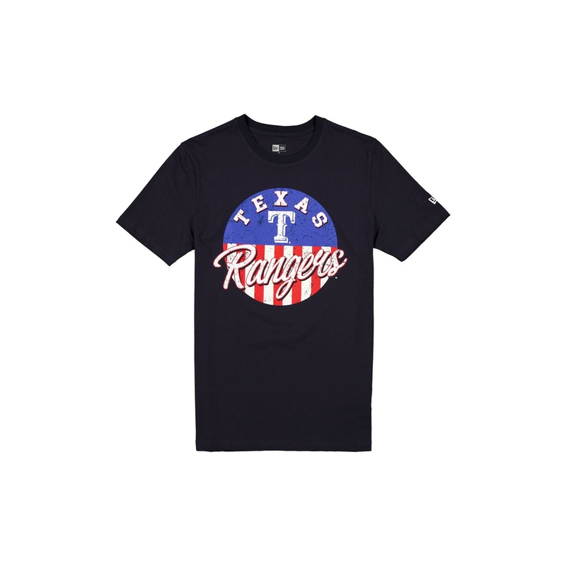 Texas Rangers Independence Day 2025 Navy T-Shirt S
