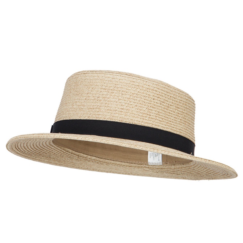 Women’s Paper Braid 2 Inch Brim Hat Sand Heather One Size