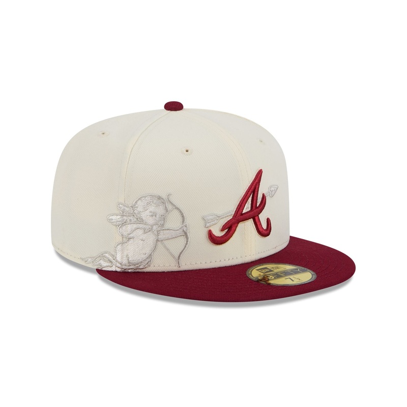 Atlanta Braves Cherub 59FIFTY Fitted Hat 7