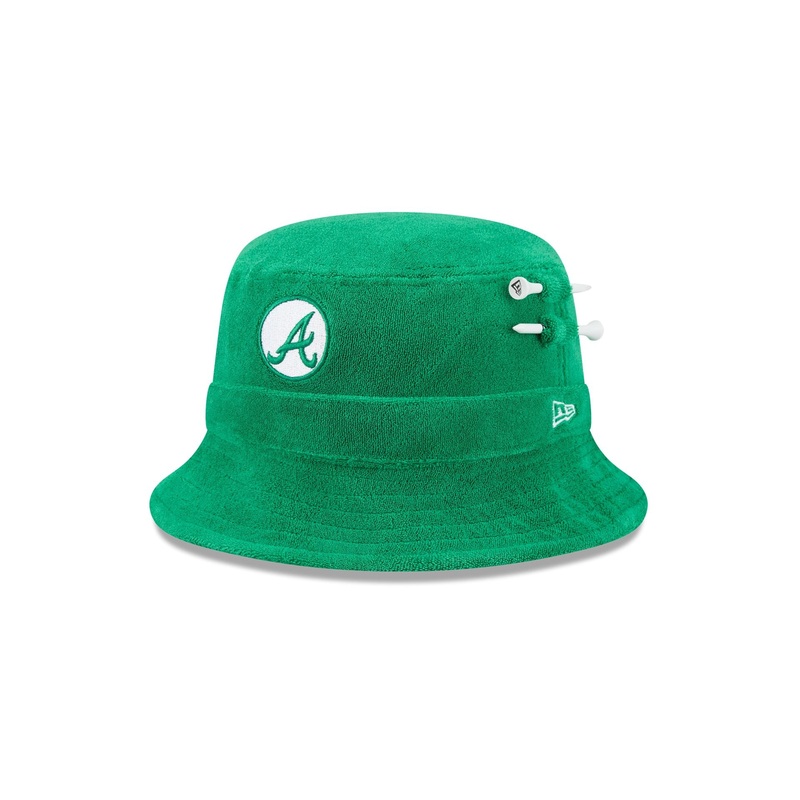 Atlanta Braves Tee Time Toweling Bucket Hat S