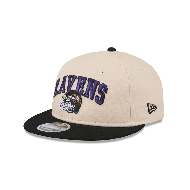 Baltimore Ravens Historic Helmet Retro Crown 9FIFTY Snapback Hat One Size