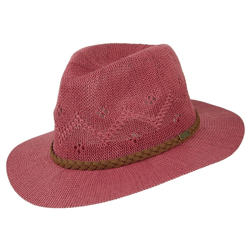 Barbour Hats Flowerdale Crochet Fedora Hat – Berry S