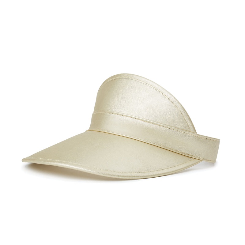 Brixton Hats Monroe Sun Visor – Gold 1-Size