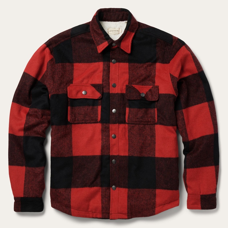 Buffalo Plaid Western Coat Red S