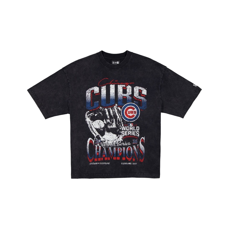 Chicago Cubs 2016 World Series Champions Sport Classics Black T-Shirt S