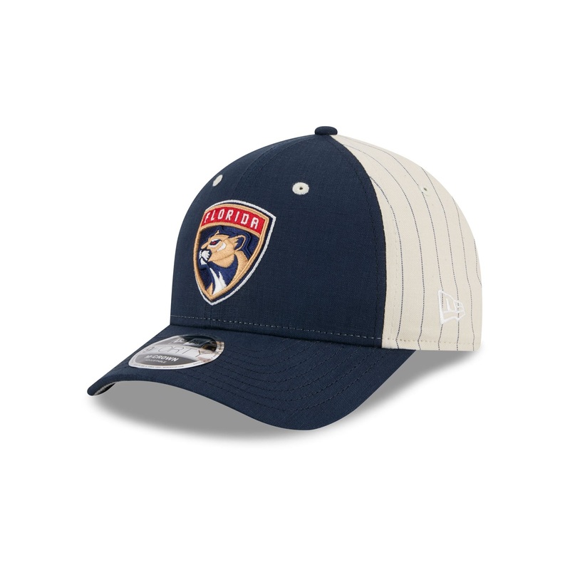 Florida Panthers Linen 9FORTY M-Crown Snapback Hat One Size
