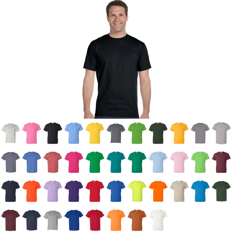 Gildan DryBlend 50/50 T-Shirt, Gildan 8000, G800 – Bulk Shirts, Blank Shirts, Wholesale Shirts S