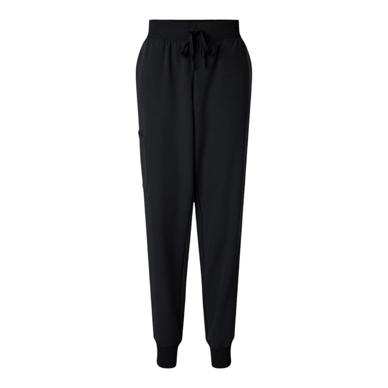 Jaanuu Women’s Silex Knit-Waist Scrub Joggers W20003 Black XXS