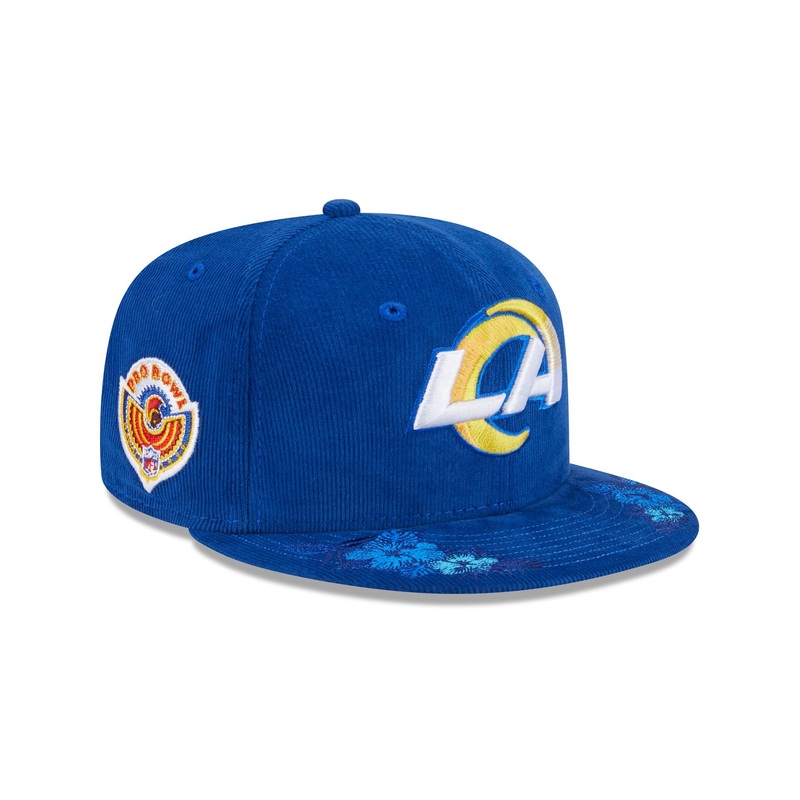 Just Caps Floral Corduroy Los Angeles Rams 59FIFTY Fitted Hat 7