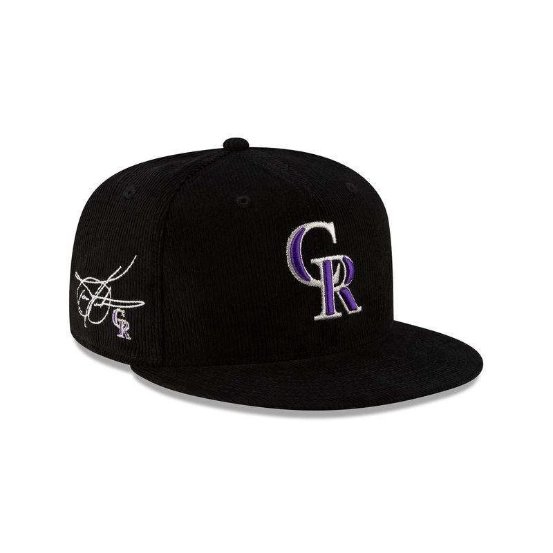 Just Caps Player Corduroy Colorado Rockies Todd Helton 59FIFTY Fitted Hat 7