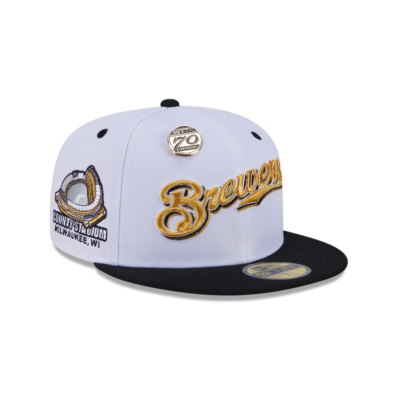Milwaukee Brewers 70th Anniversary 59FIFTY Fitted Hat 7